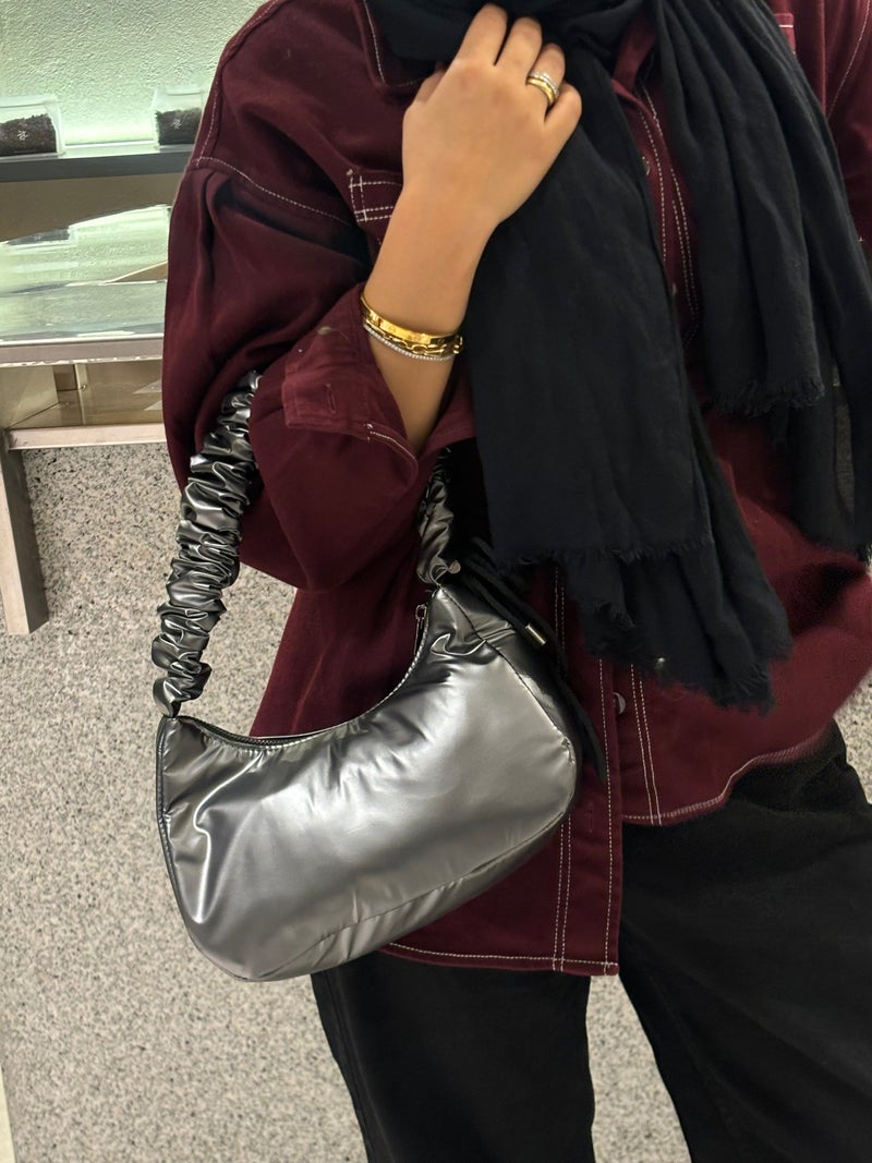 Zuri Bag Duo Small- Dark silver